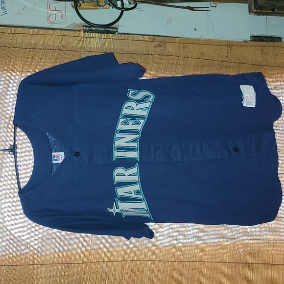 Vintage. Made in USA. Mariners Jersey. Mens size Large. - Picture 1 of 5